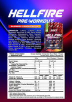 SSN HellFire Pre-Workout 300g - Ahududu Limon Aromalı
