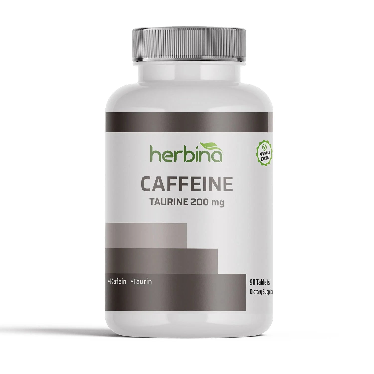 Herbina Caffeine Taurin Kapsül 90 Tablet Kafein