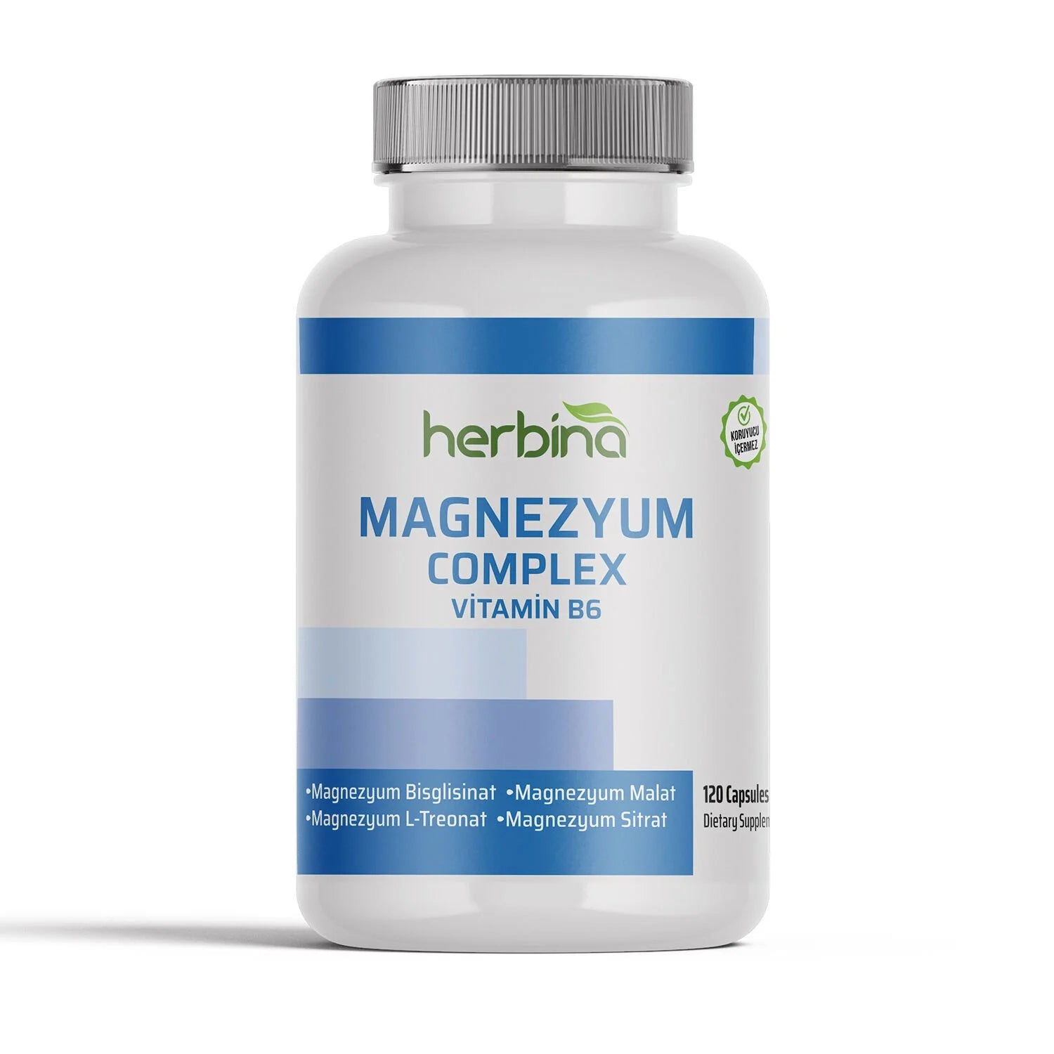 Herbina Magnezyum Kompleks 4'lü Form 120 Kapsül