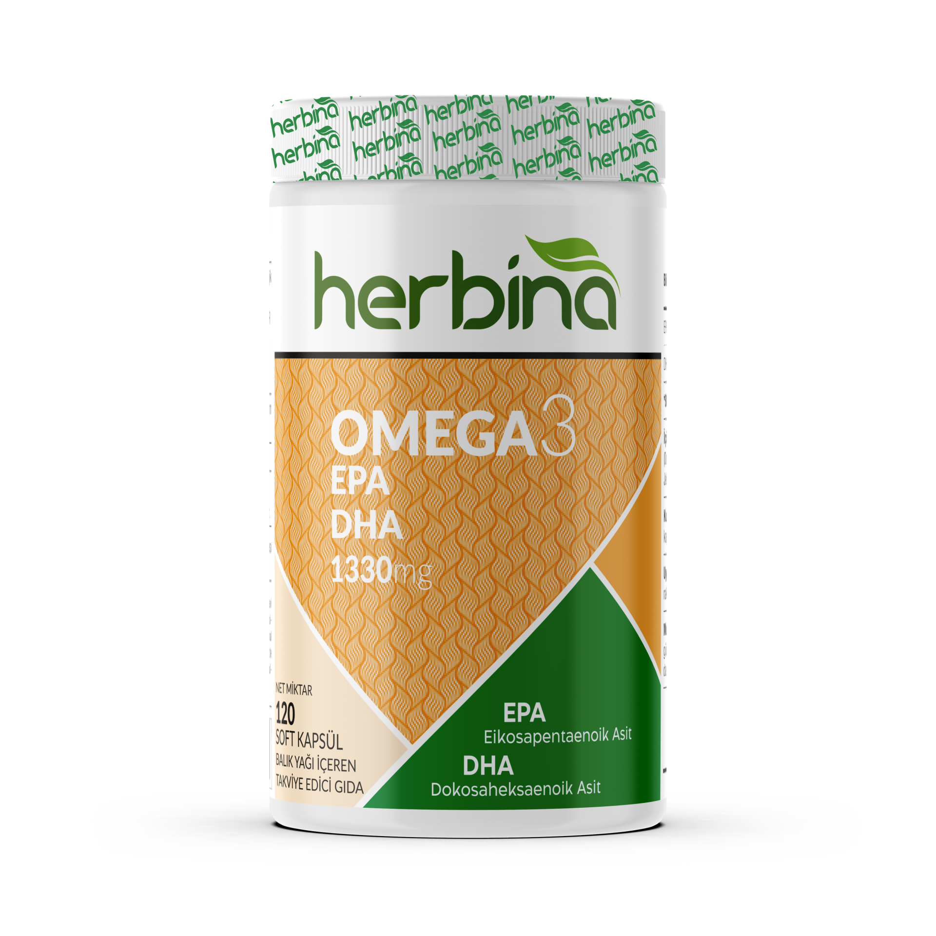 Herbina Omega 3 Balık Yağı 120 Softjel (EPA DHA içerir)