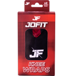 Jofit Knee Wraps Diz Bandajı Siyah Kırmızı