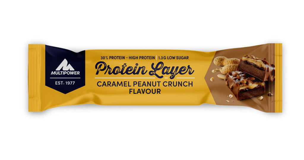 Multipower Protein Layer Karamel ve Yer Fıstıklı Protein Bar 50g (Tekli)