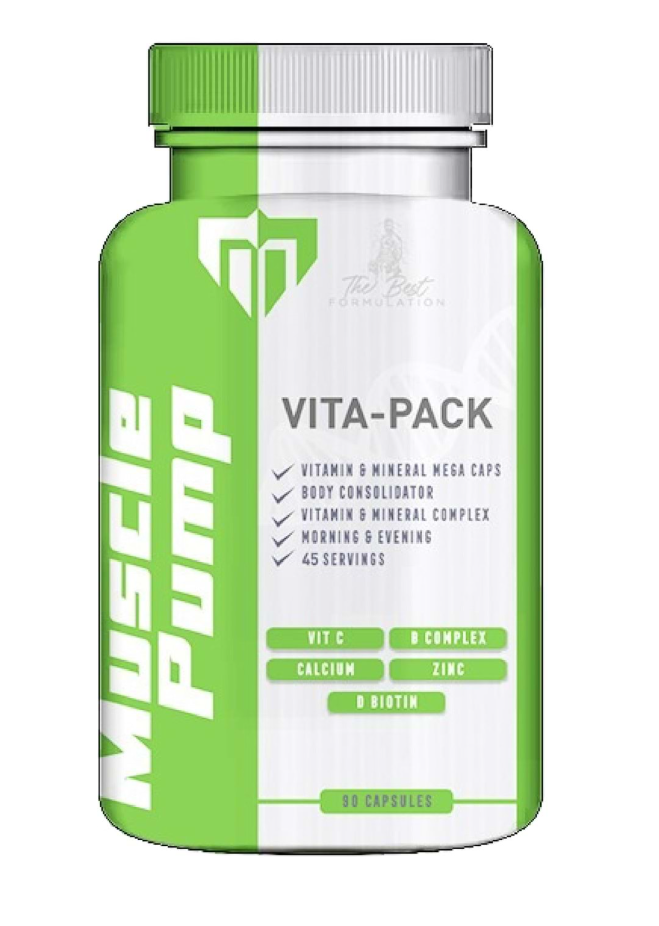 Muscle Pump Vita-Pack 90 Kapsül - Sporculara Özel Formül