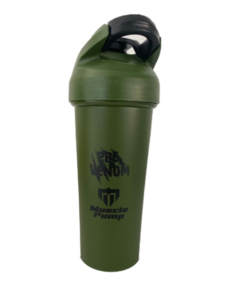 Muscle Pump Yeşil Venom Shaker 600cc - Sporcu Şişesi