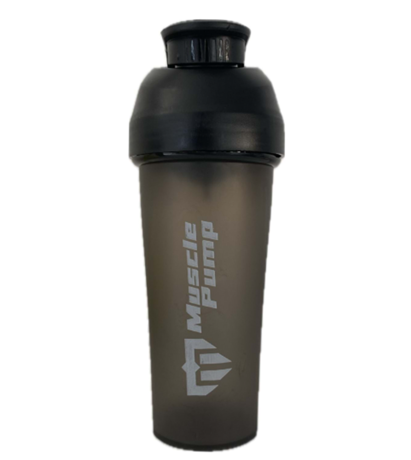 Muscle Pump Siyah Shaker 600cc - Sporcu Şişesi