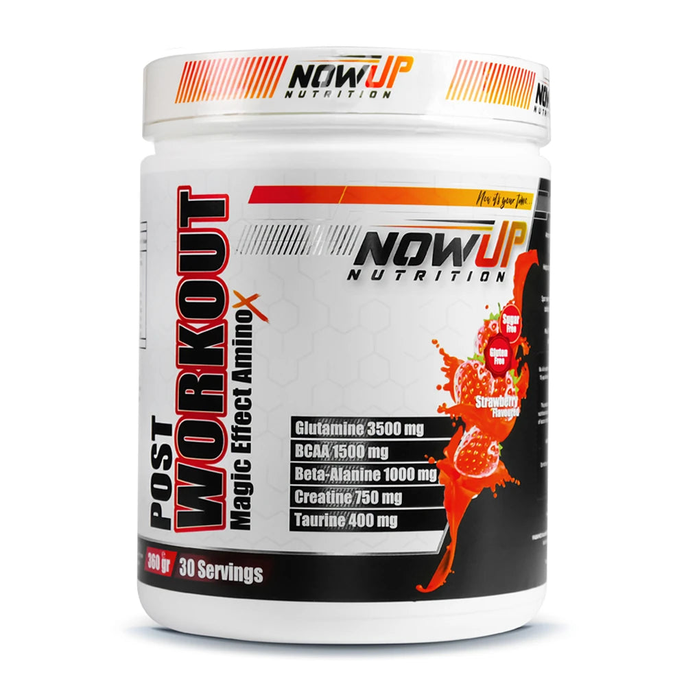 NOWUP NUTRITION Post-Workout Magic Effect | 360g Çilek Aromalı