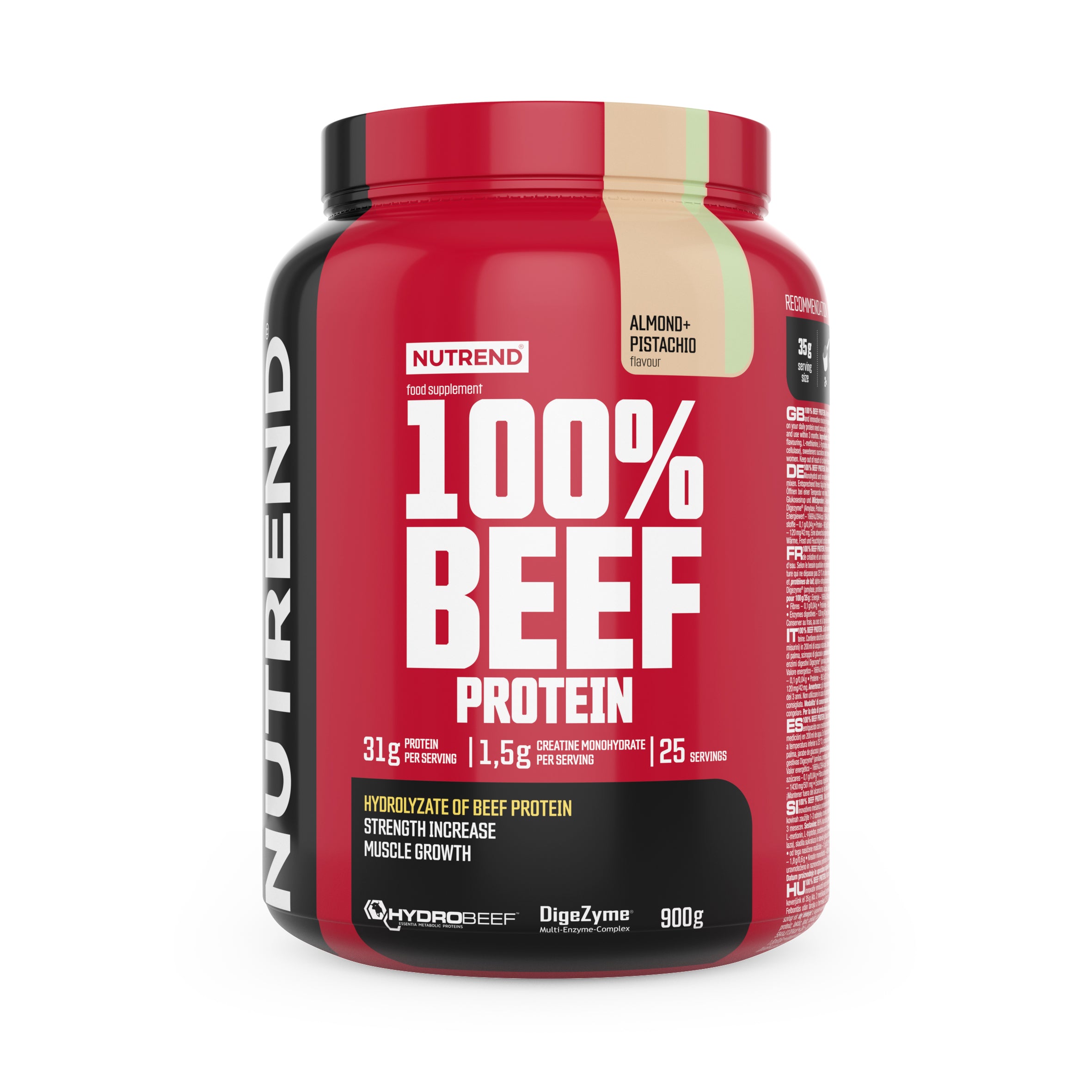 Nutrend Beef Protein 900 grams - Chocolate and Hazelnut Main image