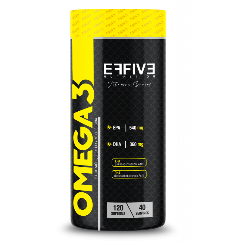 Effive Nutrition Omega 3 Fish Oil 120 Softgels Main image