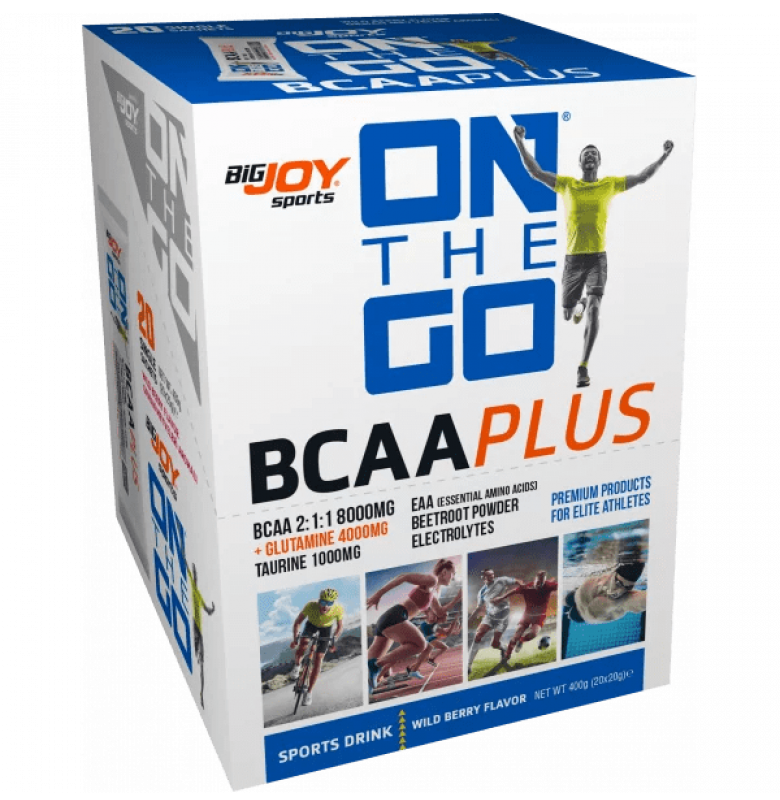 Bigjoy Sports On The Go BCAA Plus, 20g x 20 Adet - Orman Meyveli