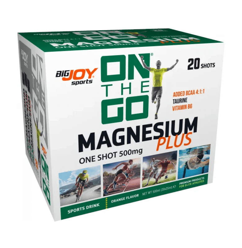 Bigjoy Sports On The Go Magnezyum, 25ml x 20 Shot -  Portakal
