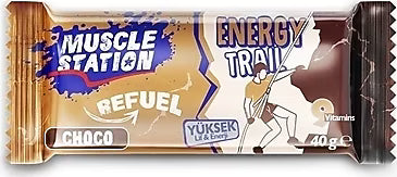 Muscle Station Energy Trail - Protein ve Vitamin İlaveli Bar