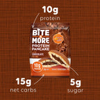 Bite & More Proteinli Pancake 50g Çikolatalı Pankek(Tekli)
