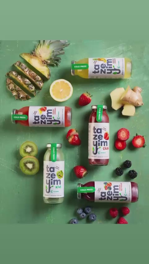 Tazeyim Orange Lemon Ginger Juice - 250ml