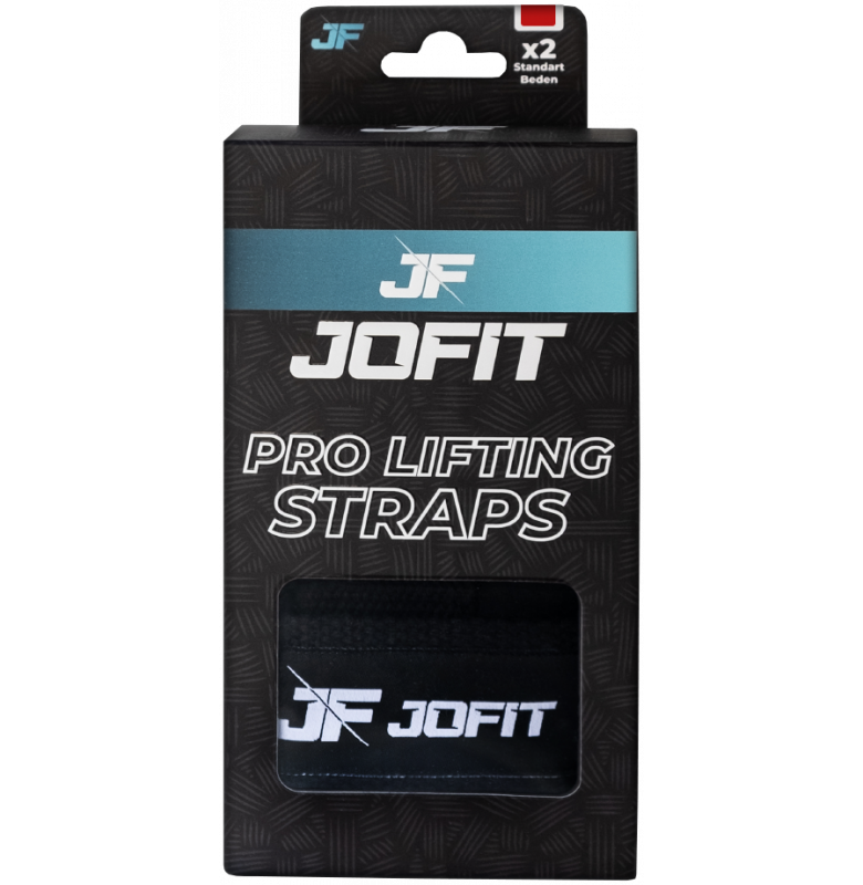 Jofit Pro Lifting Straps Bilek Kayışı Siyah Kırmızı