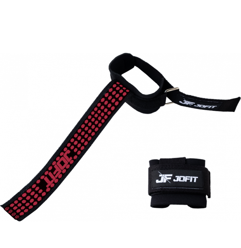Jofit Pro Lifting Straps Bilek Kayışı Siyah Kırmızı