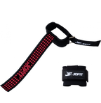 Jofit Pro Lifting Straps Bilek Kayışı Siyah Kırmızı