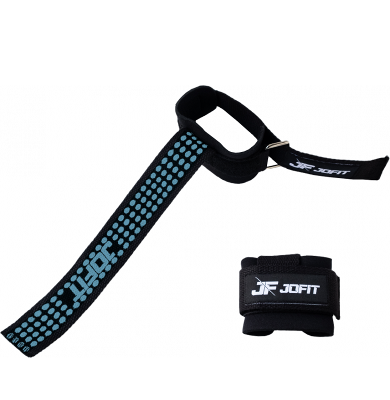 Jofit Pro Lifting Straps Bilek Kayışı Siyah Mavi