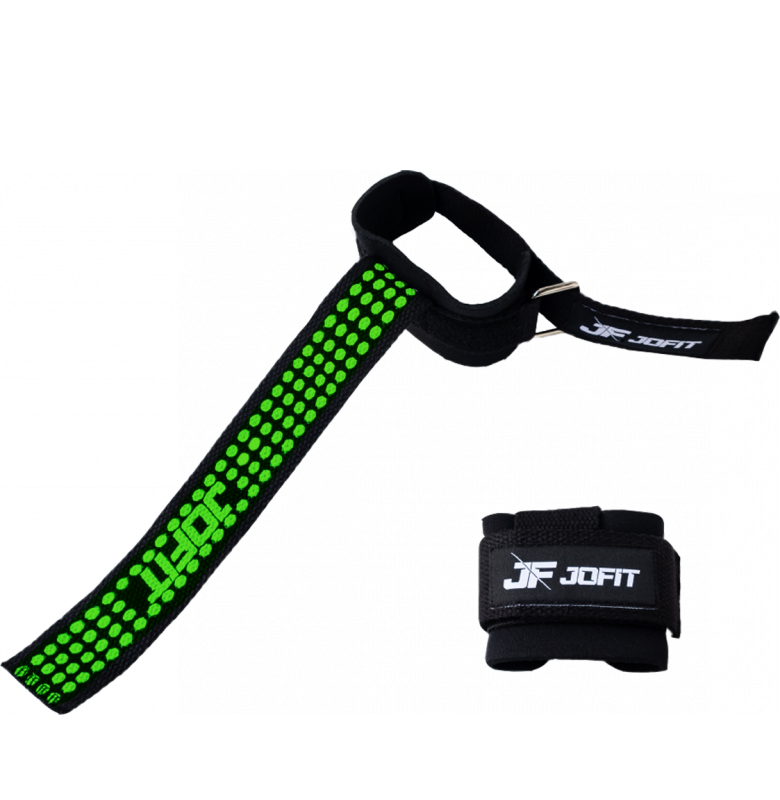 Jofit Pro Lifting Straps Bilek Kayışı Siyah Neon Yeşil