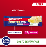 Enervit Low Sugar Protein Bar Lemon Cake 1 Adet x 48g Limon Kek Aromali (Tekli)