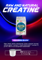 SSN Kreatin 1000g Aromasız 200 Servis Raw and Natural Creatine