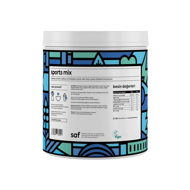 SAF Nutrition Vegan Protein Superfood Sports 360g (Vegetable Protein)