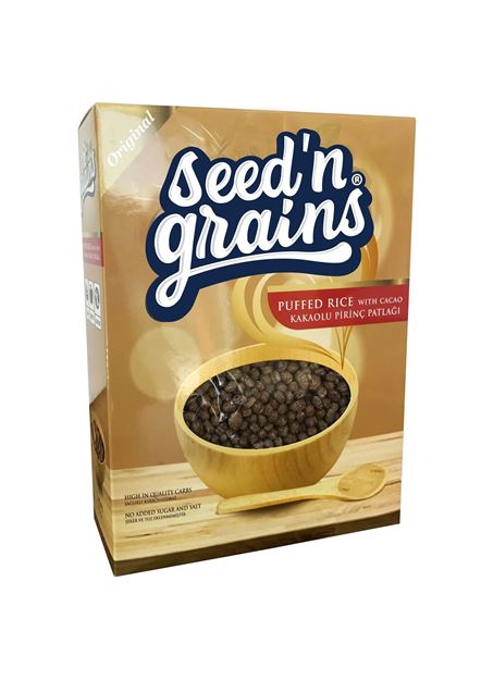 Seed'n Grains Cocoa Rice Crisps 200g - Sugar-Free Diet Main image