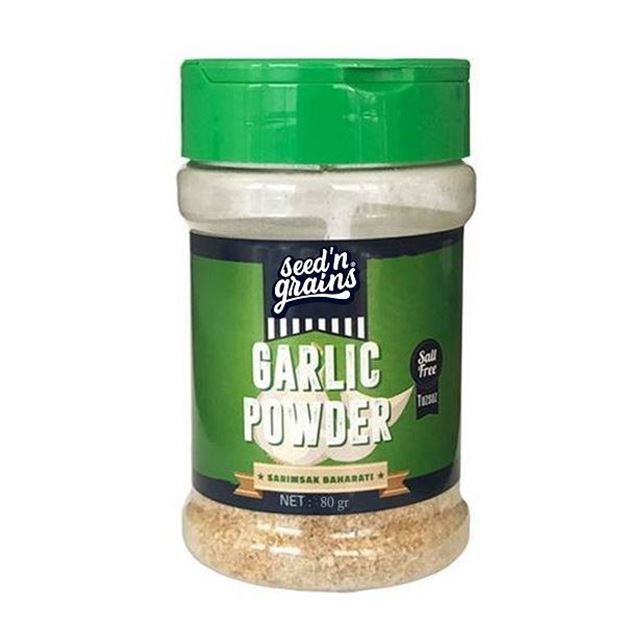 Seed'n Grains Tuzsuz Sarımsak Tozu - %100 Doğal Aroma