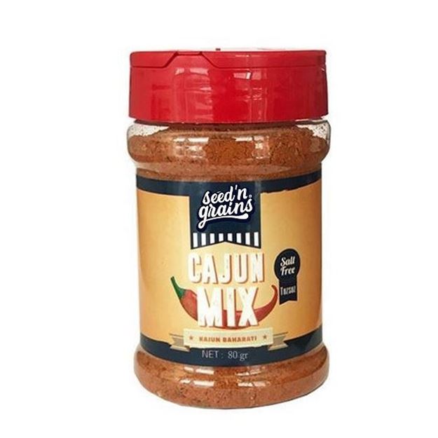 Seed'n Grains Tuzsuz Kajun Baharatı - Diyet Yemek Çeşnisi