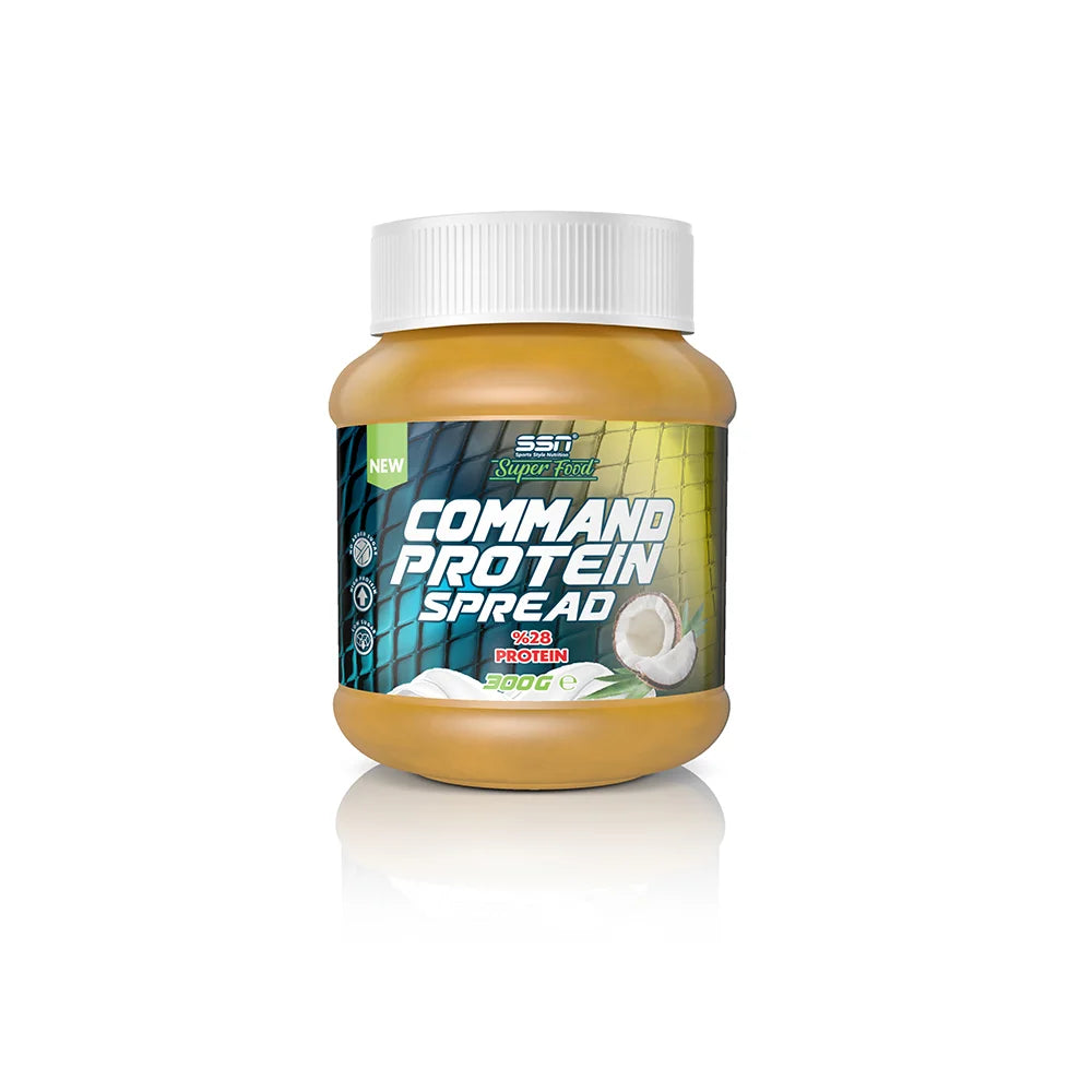 SSN Sports Style Nutrition SuperFood Command Protein Spread 300 Gr - Yüksek Proteinli Krema (Hindistan Cevizli)