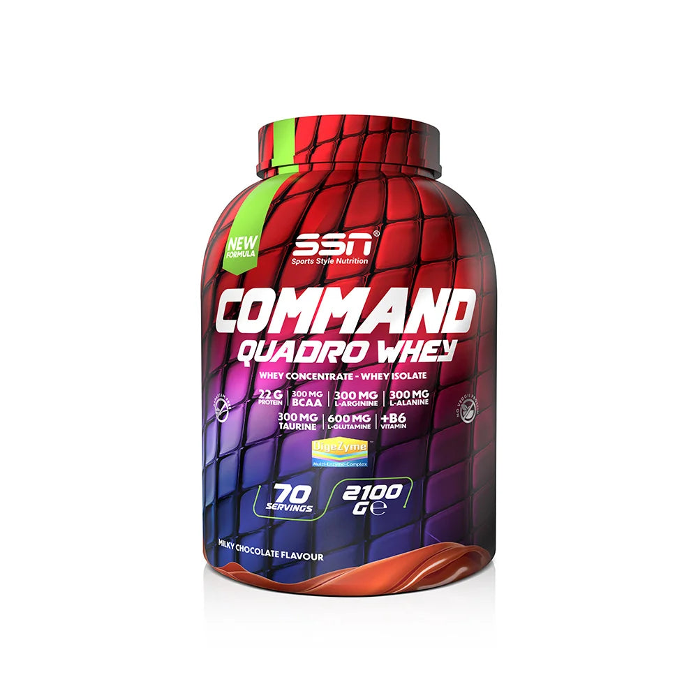 SSN Sports Style Nutrition Command Quadro Whey 2100 Gr (Çikolatalı) Protein Tozu