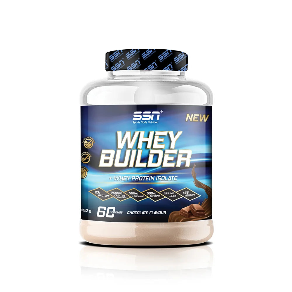 SSN Whey Builder 2400 Gr - Çikolata Aromalı Protein Tozu