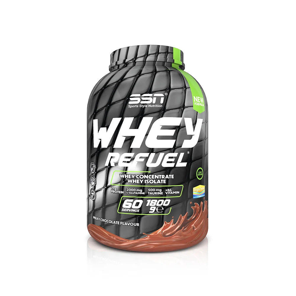 SSN Whey Refuel 1800g - Çikolata Aromalı Protein Tozu Ürün ana görseli
