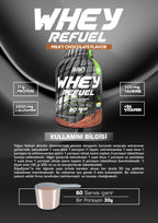 SSN Whey Refuel 1800g - Çikolata Aromalı Protein Tozu