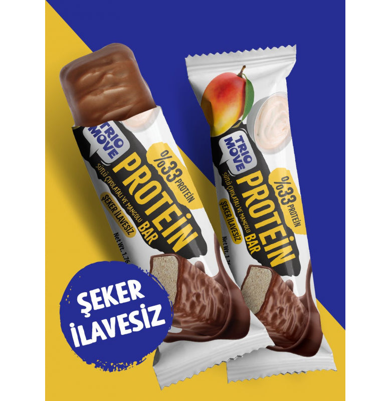 Trio Move 33% Protein Bar Mango 50g - High Protein (Single) Secondary image