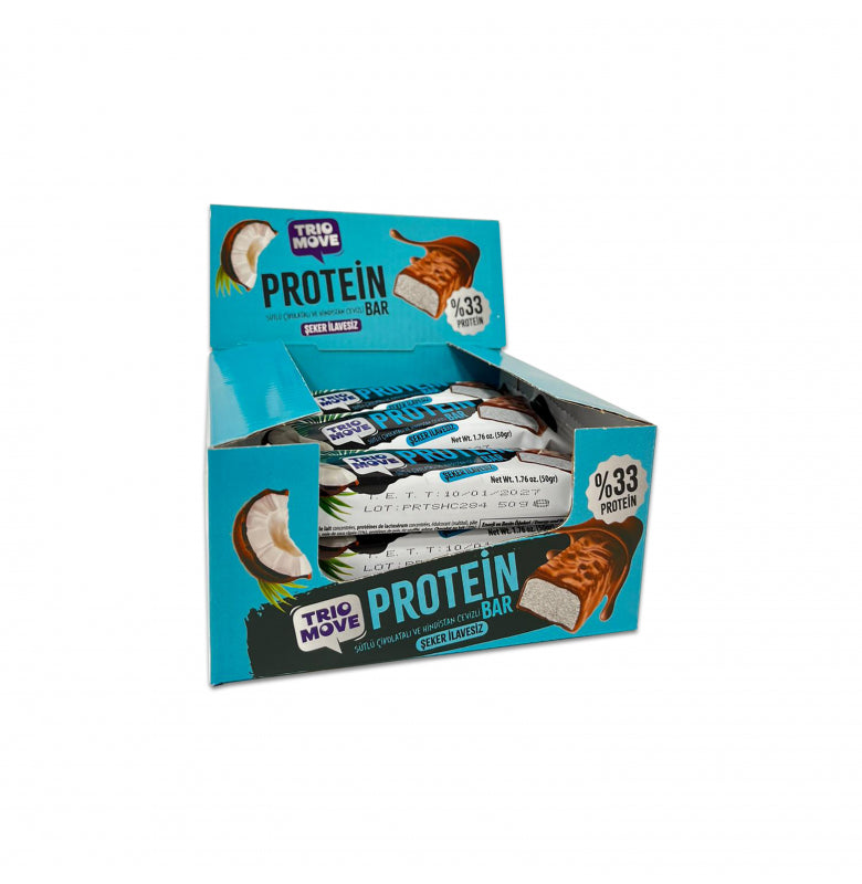 Trio Move %33 Protein Bar 9'lu Kutu - Hindistan Cevizli Bar