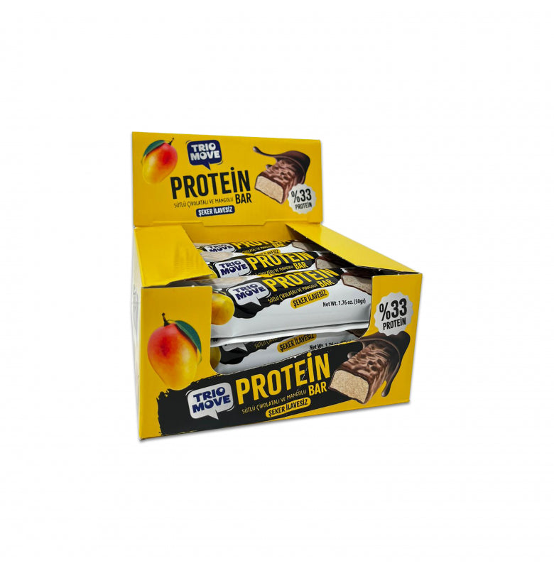 Trio Move %33 Protein Bar 9'lu Kutu - Mango Aromalı Bar Ürün ana görseli