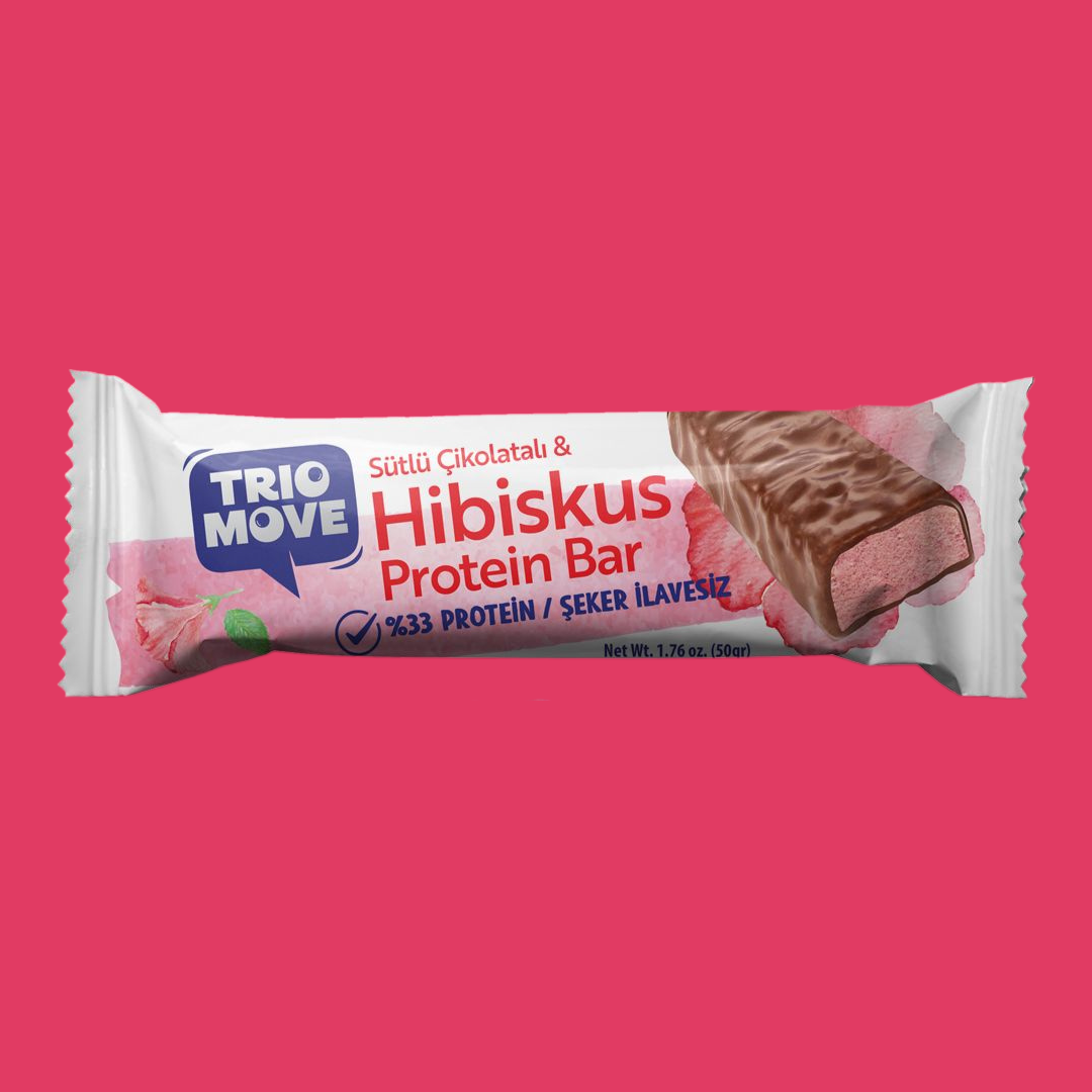 Trio Move 33% Protein Bar Hibiscus 50g - High Protein (Single) Main image