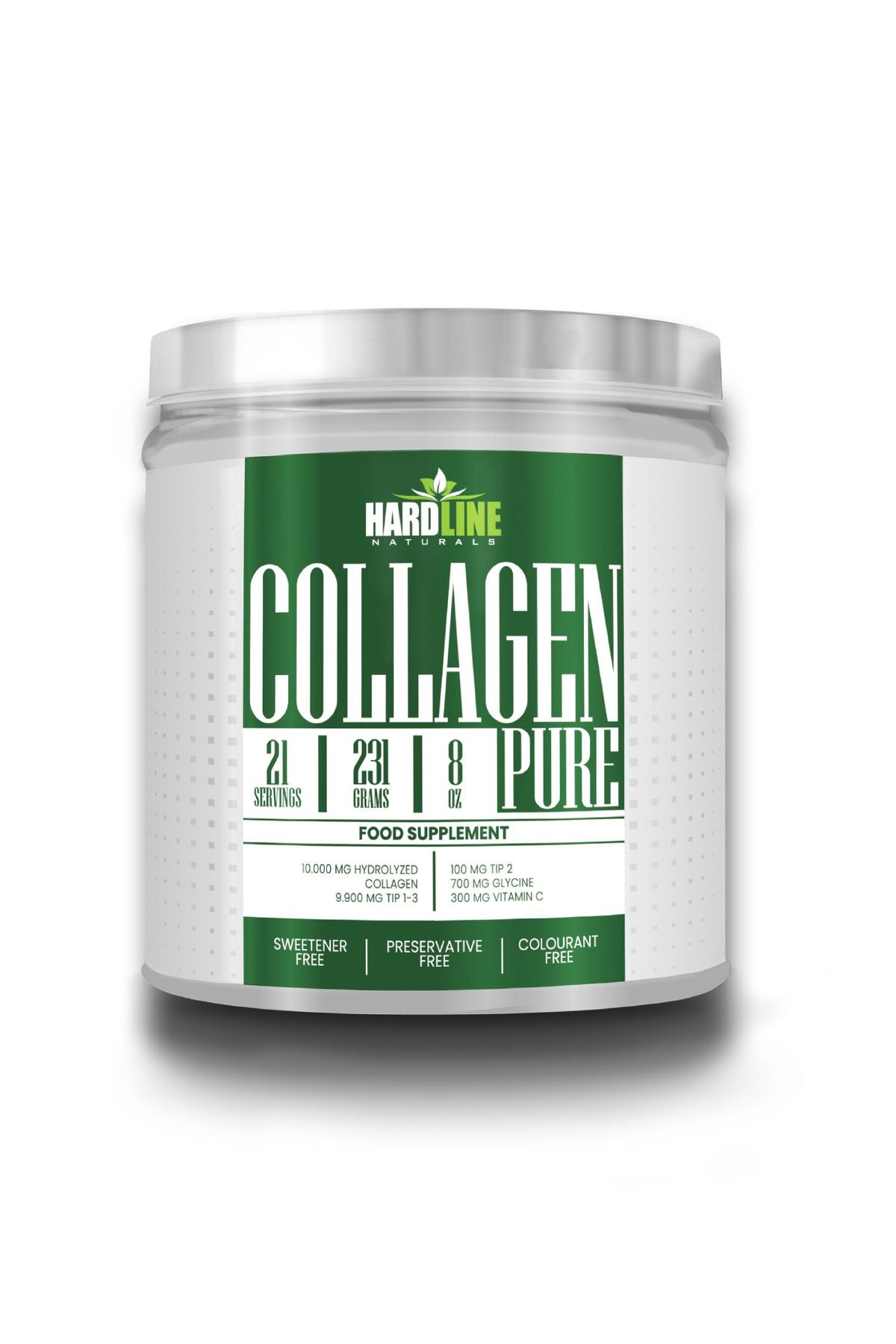 Hardline Naturals Collagen pure 231 gram - Aromasız