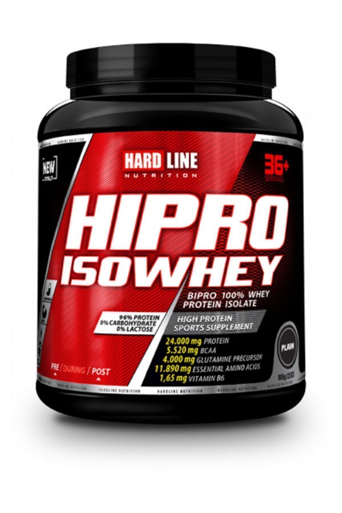 Hardline Hipro IsoWhey 908g Chocolate Flavored Isolate Protein Powder Main image